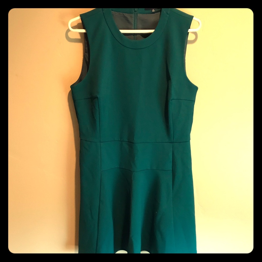 Madewell hunter green dress